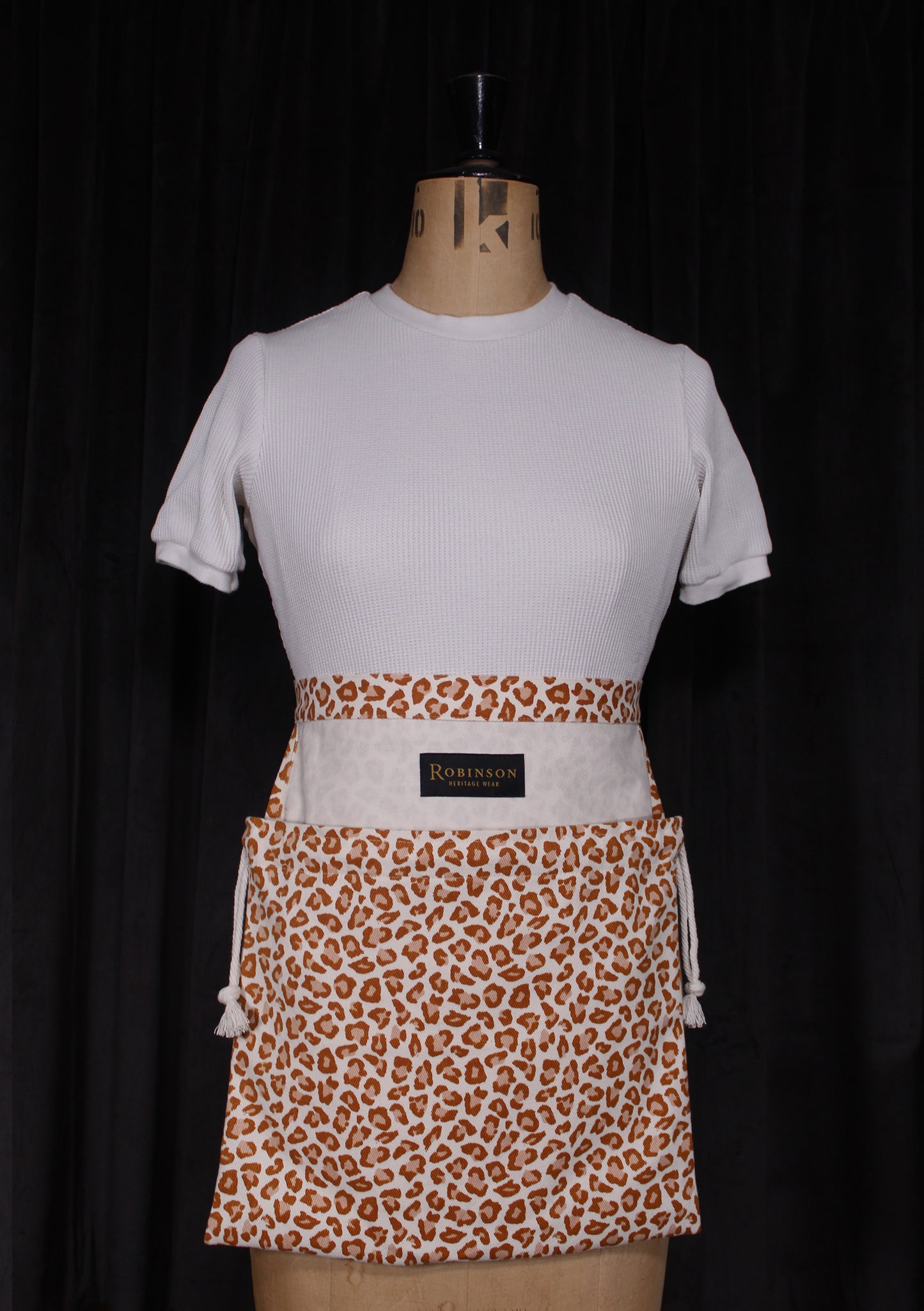 Sample Sale - Leopard Print Apron Bag V2