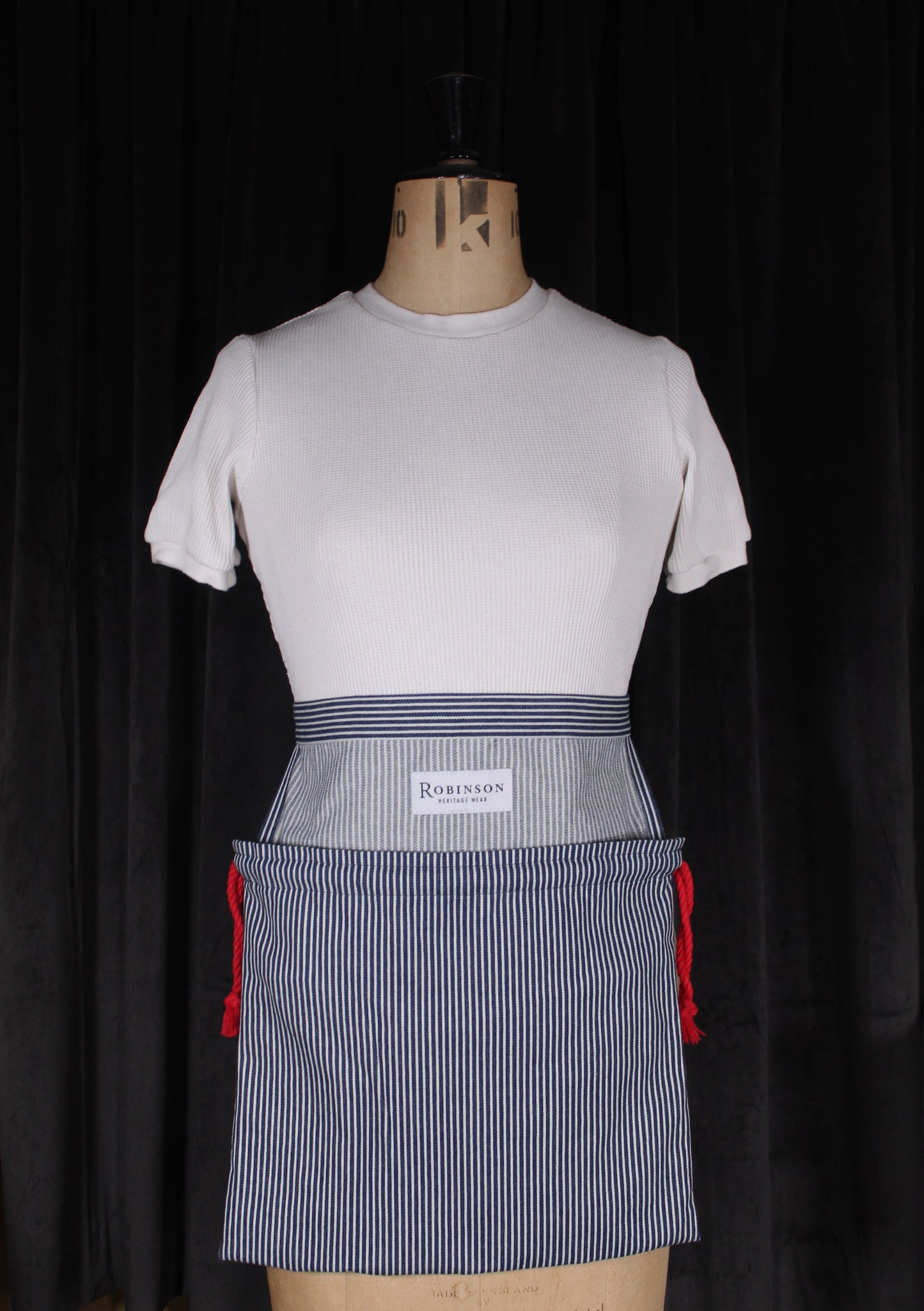 Sample Sale - Hickory Stripe II Apron Ditty Bag V2