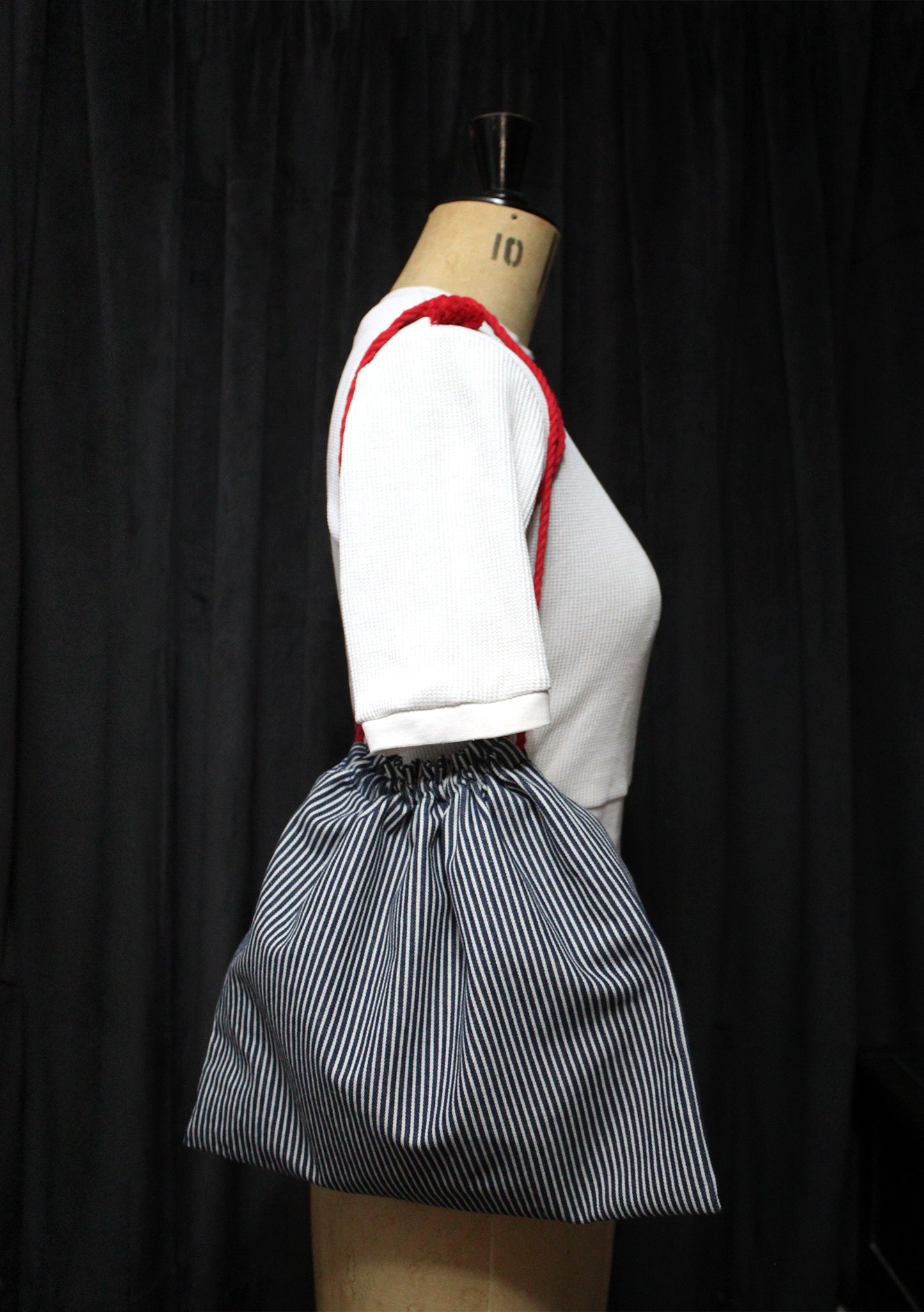 Sample Sale - Hickory Stripe II Apron Ditty Bag V2