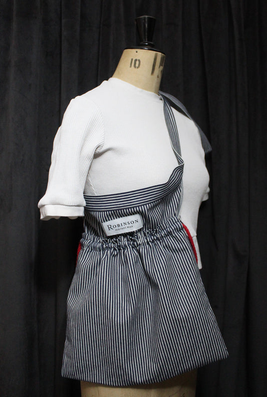Sample Sale - Hickory Stripe Apron Ditty Bag V2