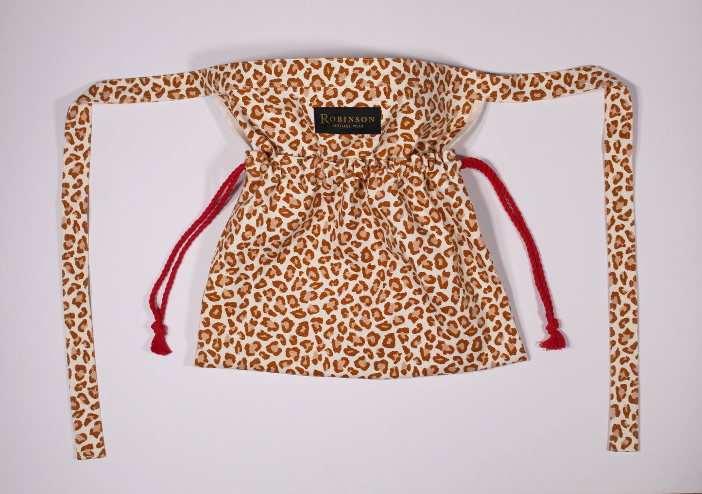 Leopard Print Apron Ditty Bag