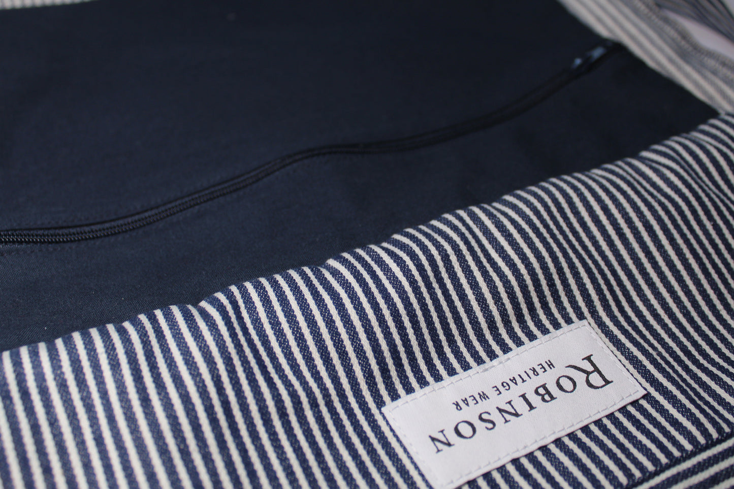 Sample Sale - Hickory Stripe Apron Ditty Bag V2