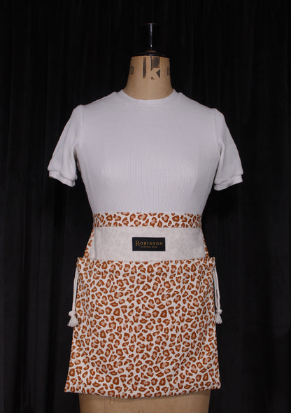 Sample Sale - Leopard Print Apron Bag V2