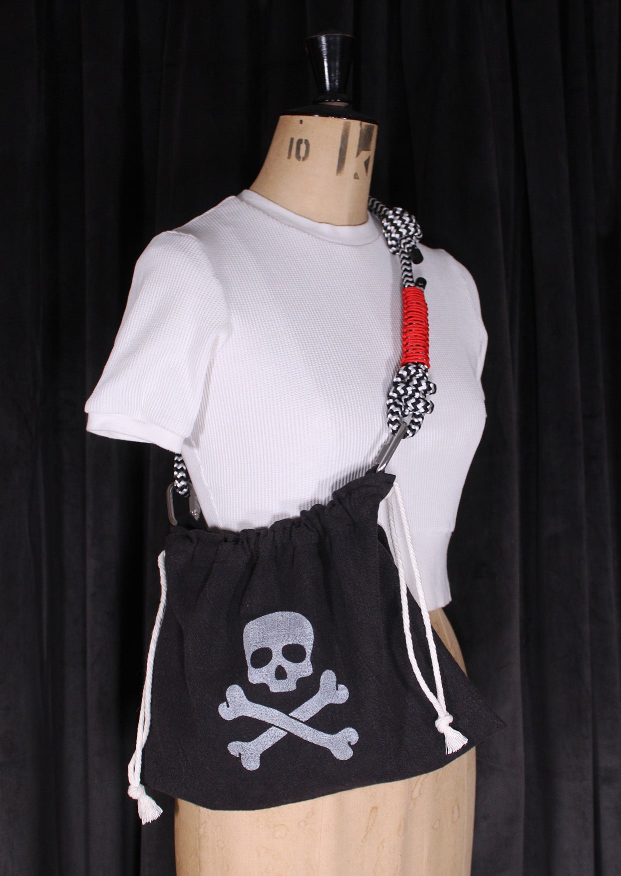 Ditty Sling Bag - Distressed Skull and Crossbones