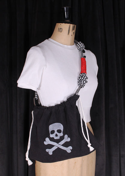 Ditty Sling Bag - Distressed Skull and Crossbones