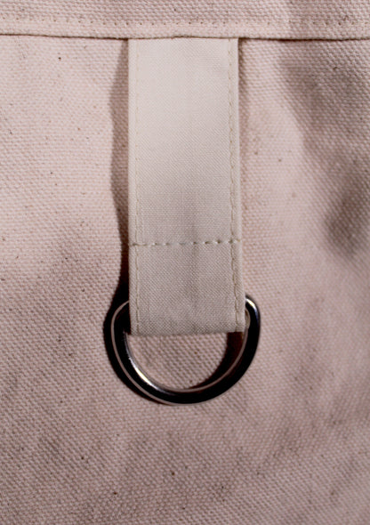Natural Cream Cotton Canvas Apron Ditty Bag