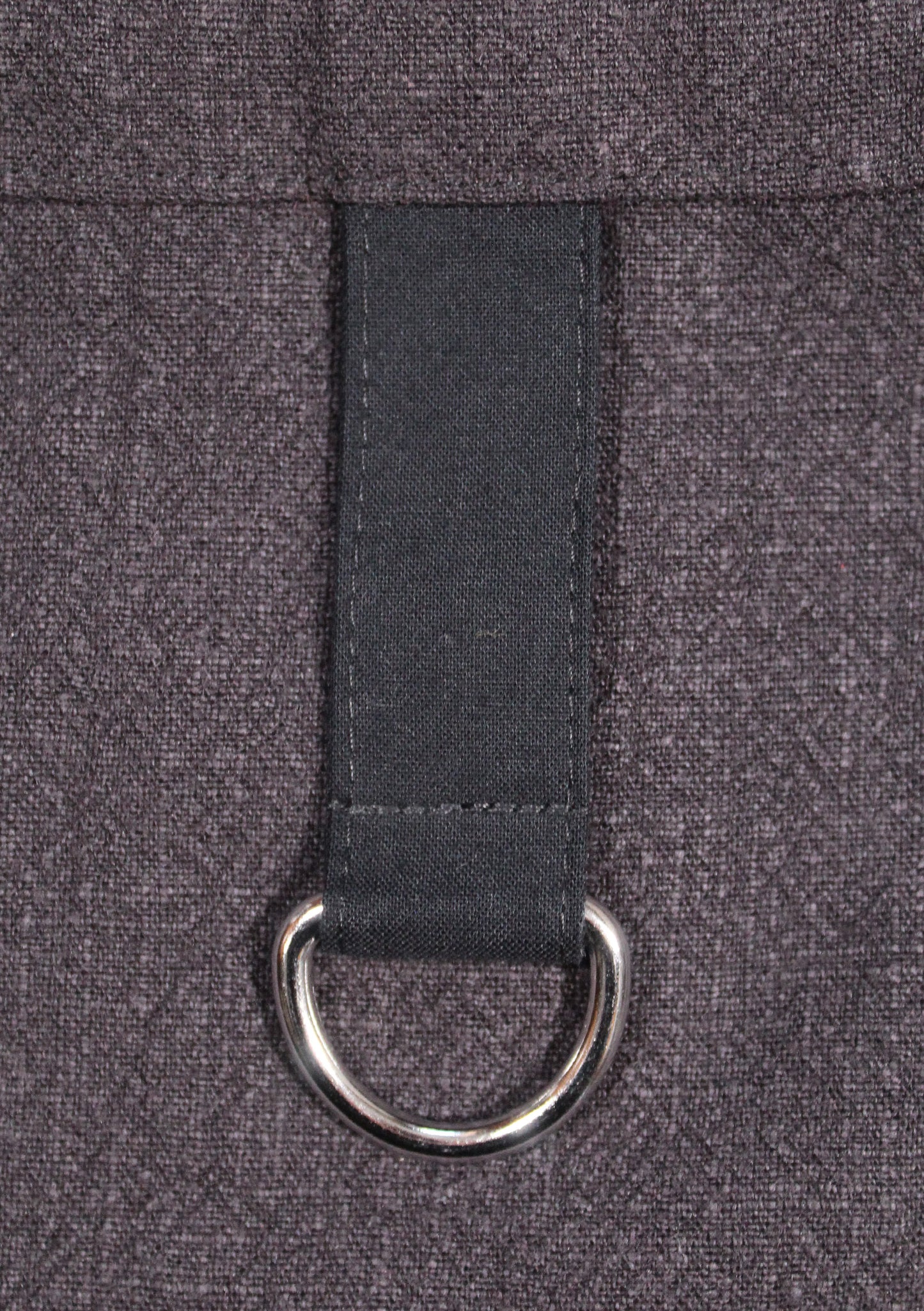 Black Ramie Apron Ditty Bag