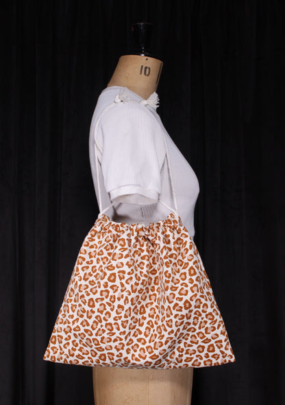 Sample Sale - Leopard Print Apron Bag V2