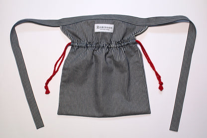 Sample Sale - Hickory Stripe Apron Ditty Bag V2