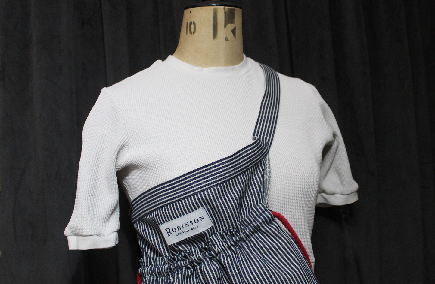 Sample Sale - Hickory Stripe Apron Ditty Bag V2