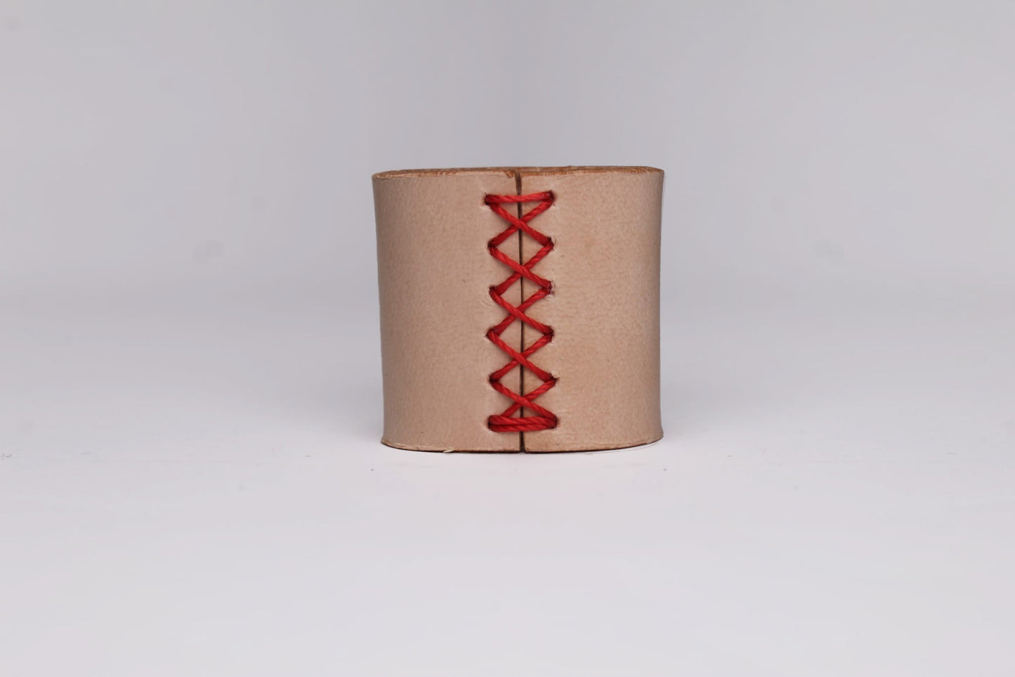 Handcrafted Skull and Crossbones Leather Scarf Slide