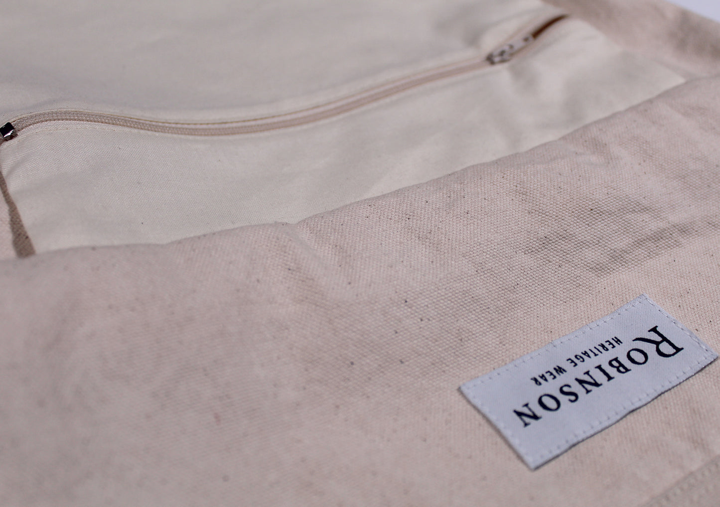 Natural Cream Cotton Canvas Apron Ditty Bag